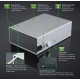 Portable Pistol Safe/Lock Box w/Security Cable